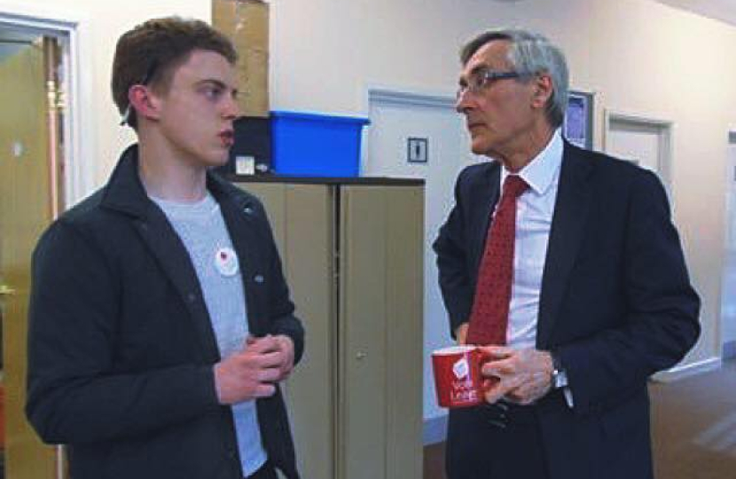 Ethan and John Redwood MP