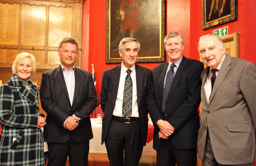 Cllr Julian McGhee-Sumner with John Redwood MP