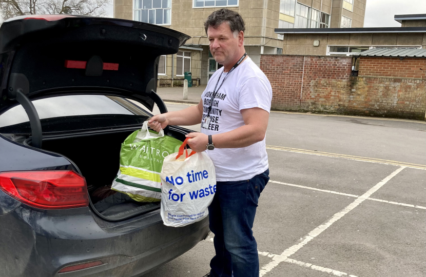 julian volunteering
