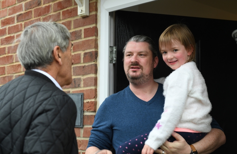 JR with young family