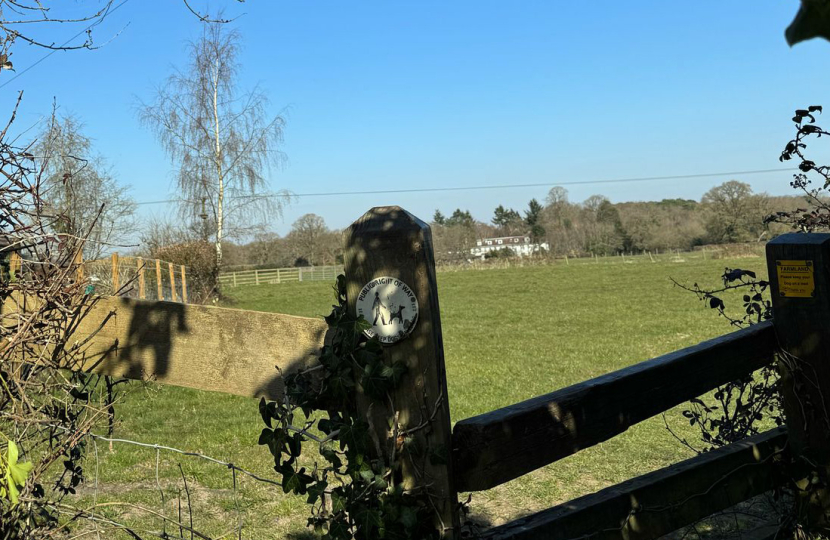 Countryside view of the proposed Church Farm development