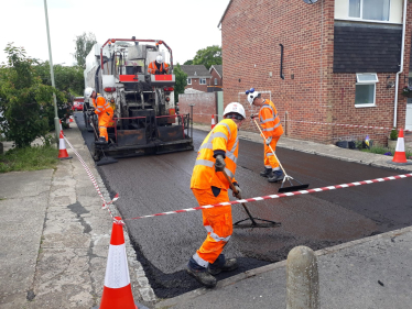 road resurfacing