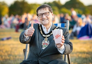 malc at dinton pastures cinema