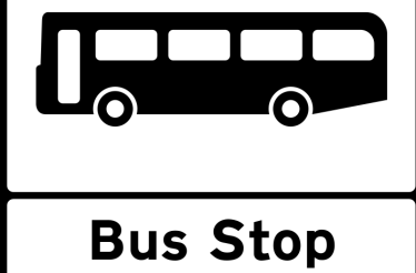 bus stop sign