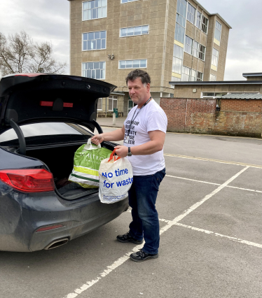 julian volunteering