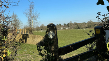 Countryside view of the proposed Church Farm development